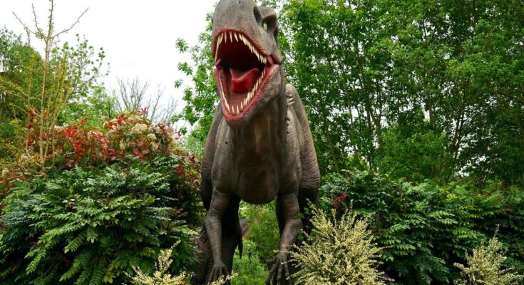 Dinosaurier in Jurassic World Berlin Erfahrungen Ausstellung