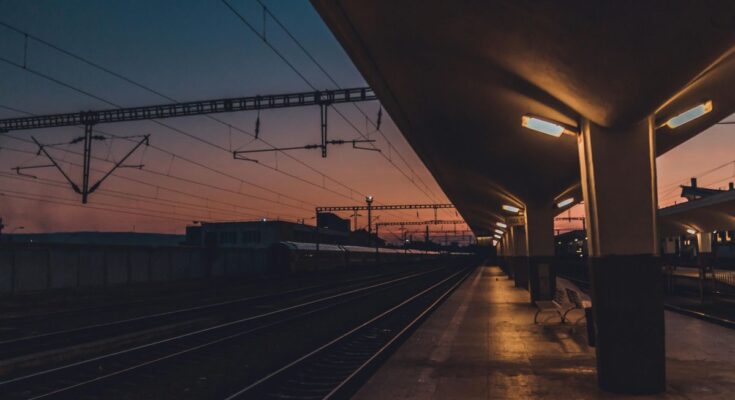 Neue S-Bahn-Verbindung Hauptbahnhof Gesundbrunnen am Bahnhof.